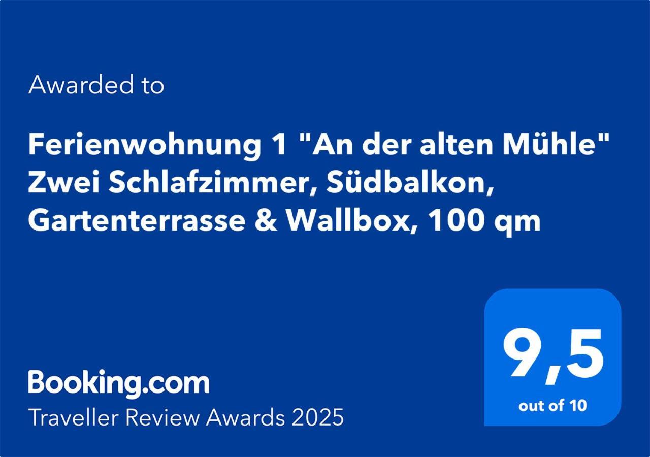 An der alten Mühle Große Fewo mit Südbalkon, Gartenterrassen&Wallbox Bad Bentheim Exterior foto